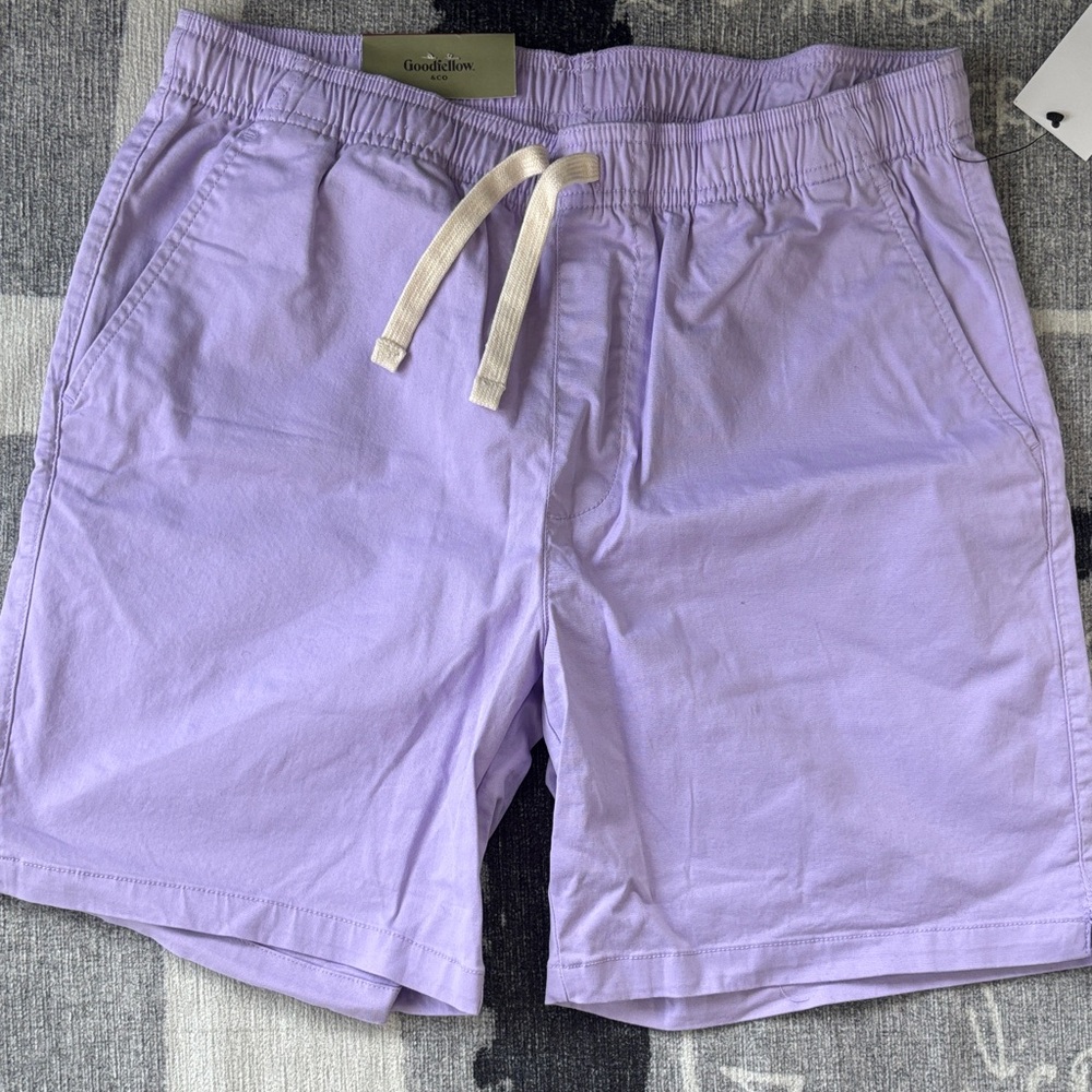 Goodfellow & Co Men's Light Purple Athletic Shorts